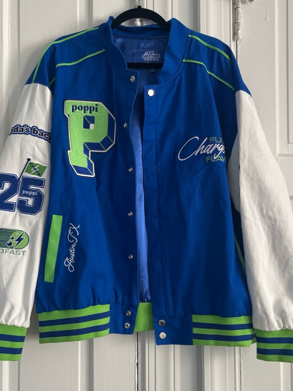 Poppi Branded Varsity Jacket